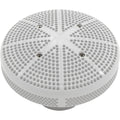 SuperPro 25215-000-000VGB white Hi-Flo suction fitting with 6 inch cover, wall fitting and nut