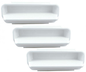 CMP 25578-000 white in pool wall step, set of three