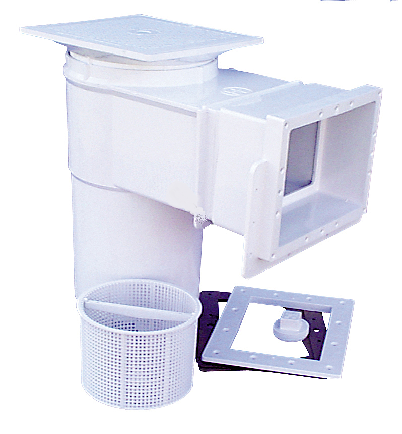 Hayward SP1084 complete skimmer for vinyl and fiberglass pools with white square lid