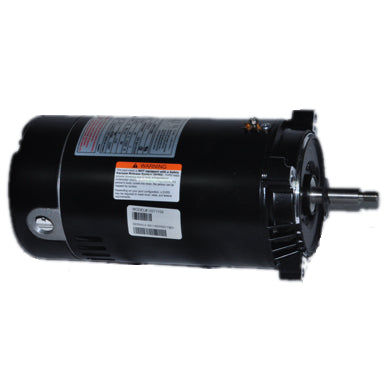 Century UST1102 1 HP up rated 56J round flange pool pump motor, front right view
