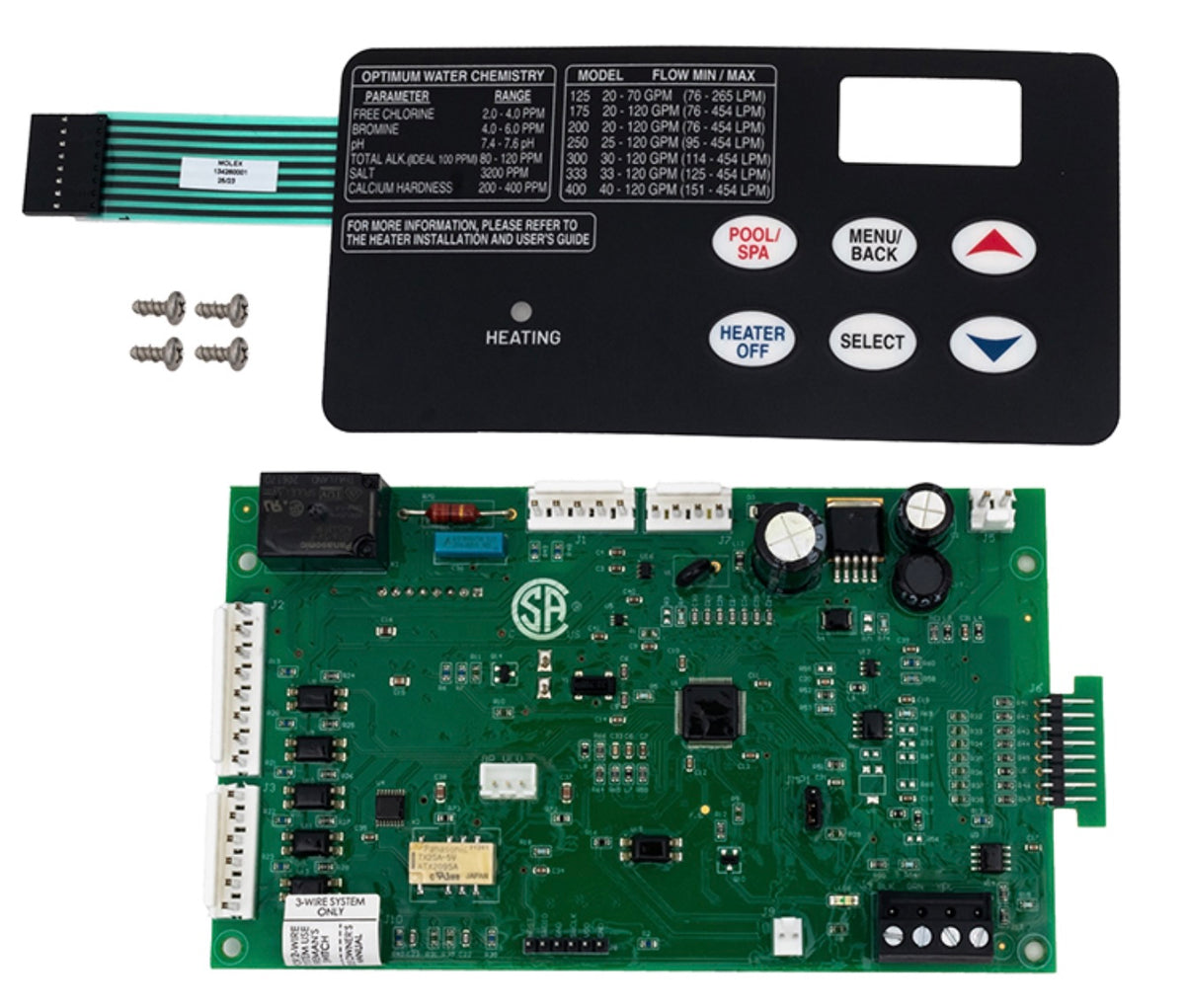 Pentair 461105Z MasterTemp and Max-E-Therm six button control board kit