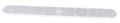 CMP 25506-320-800 32 inch white channel main drain replacement cover, top view