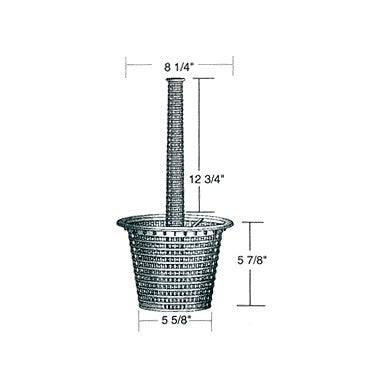 SkimPro SP-B Baker-Hydro skimmer basket with vented tower
