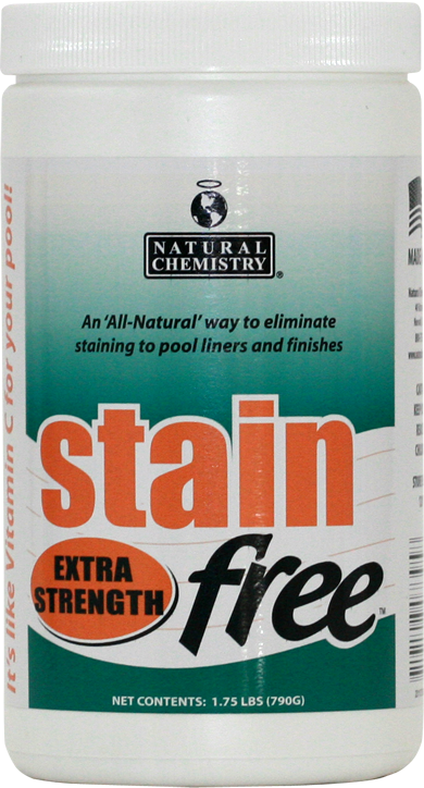 Natural Chemistry Stain Free Extra Strength pool stain remover container