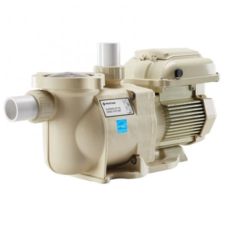 Pentair SuperFlo VS EC-342001 1.5 HP variable speed pool pump, front view