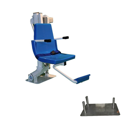 Global Pool Products Commercial C-450 ADA Pool Lift, 450 lb, with Tri-Point Anchor, C450TPA