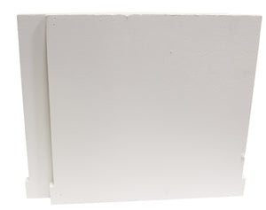 Raypak 010091F refractory tile set, front and rear, for the 336A heater