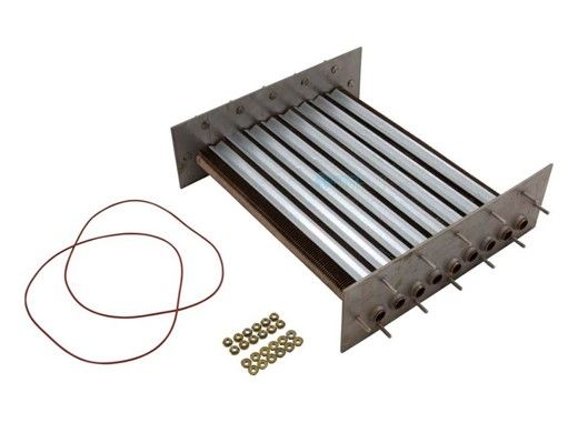 Raypak 014931F cupro-nickel tube bundle for 266A polymer header heater