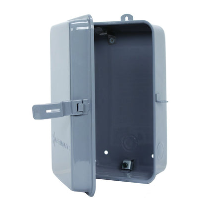 Intermatic Rain Tight Outdoor Time Clock Case, Type 3R Metal, Gray, 2T511GA