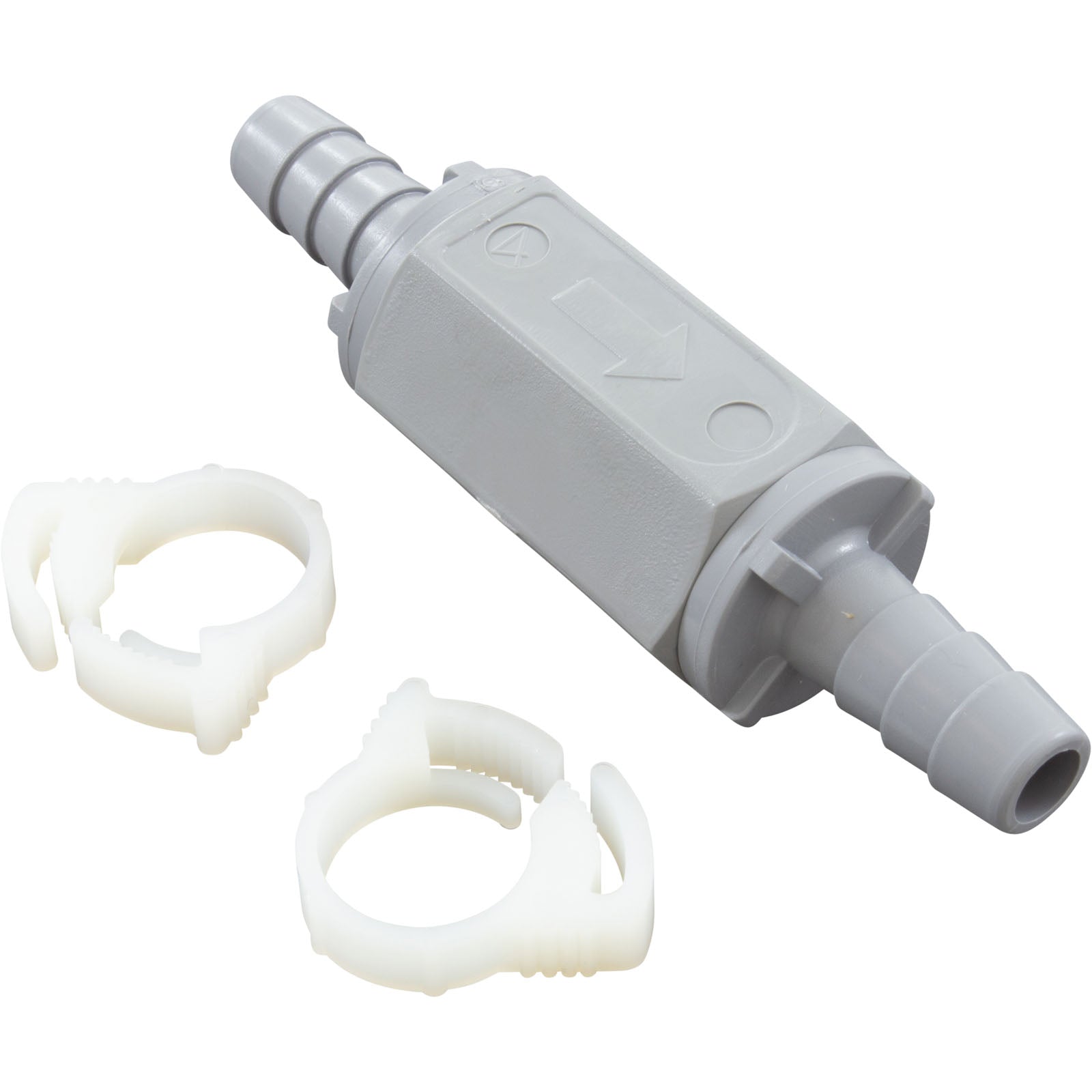 Rola-Chem 521160 3/8 inch B PVC inline check valve assembly