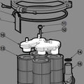 Hayward CX3030C top manifold for SwimClear C2030, C3030 and C4030 cartridge filters