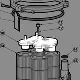 Hayward CX3030C top manifold for SwimClear C2030, C3030 and C4030 cartridge filters
