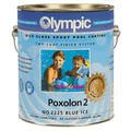 Olympic Pool Coatings Poxolon 2 Blue Ice high gloss epoxy coating, 1 gallon