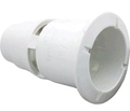 Waterway 215-1070 poly gunite jet wall fitting in white