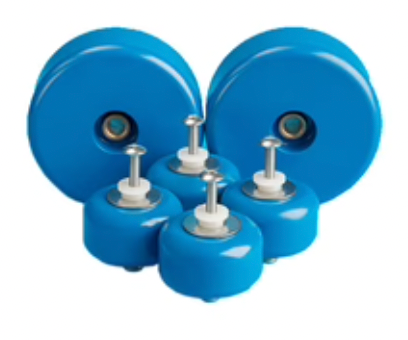 Hammerhead HH1151 set of six blue head wheels