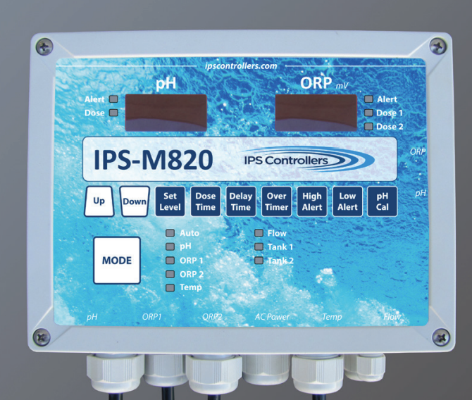 IPS Controllers IPS-M820 automated dual ORP and pH controller