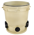 Pentair 178554 almond tank bottom for Clean and Clear and Predator 75 sq ft cartridge filters