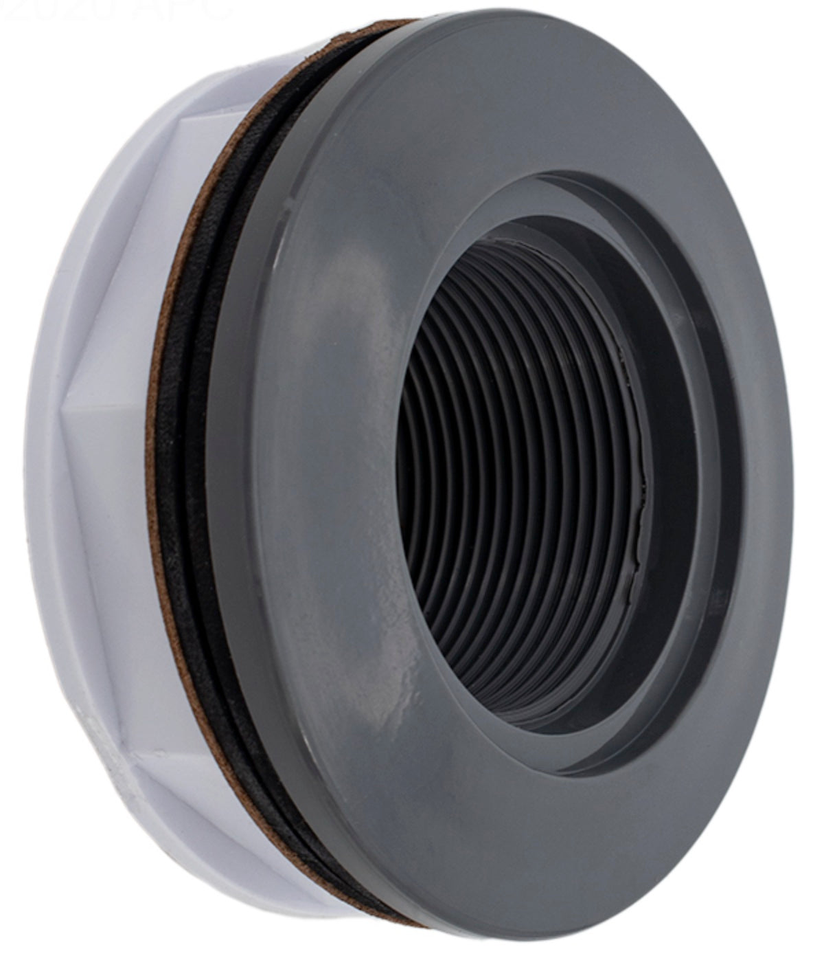 Hayward SP1023DGR 1-1/2 inch FPT dark gray pool wall inlet fitting
