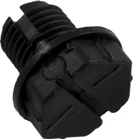 Waterway 715-1201 black 3/8 in. quarter slot pump drain plug