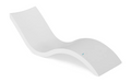 Ledge Lounger Signature Chaise in white, in pool lounger for sun shelves