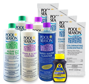 Pool Season spring pool opening start-up kit for pools up to 30,000 gallons