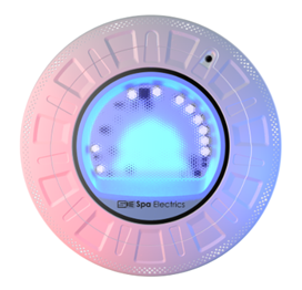 Spa Electrics R10C L12 R1 WMP Retro 10 Series multi and white LED light with white faceplate