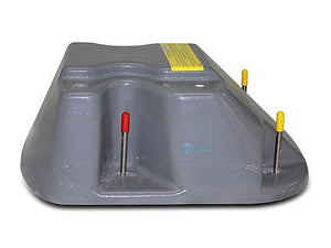S.R. Smith Salt Pool fiberglass jump base in Pewter Gray, part 69-209-620
