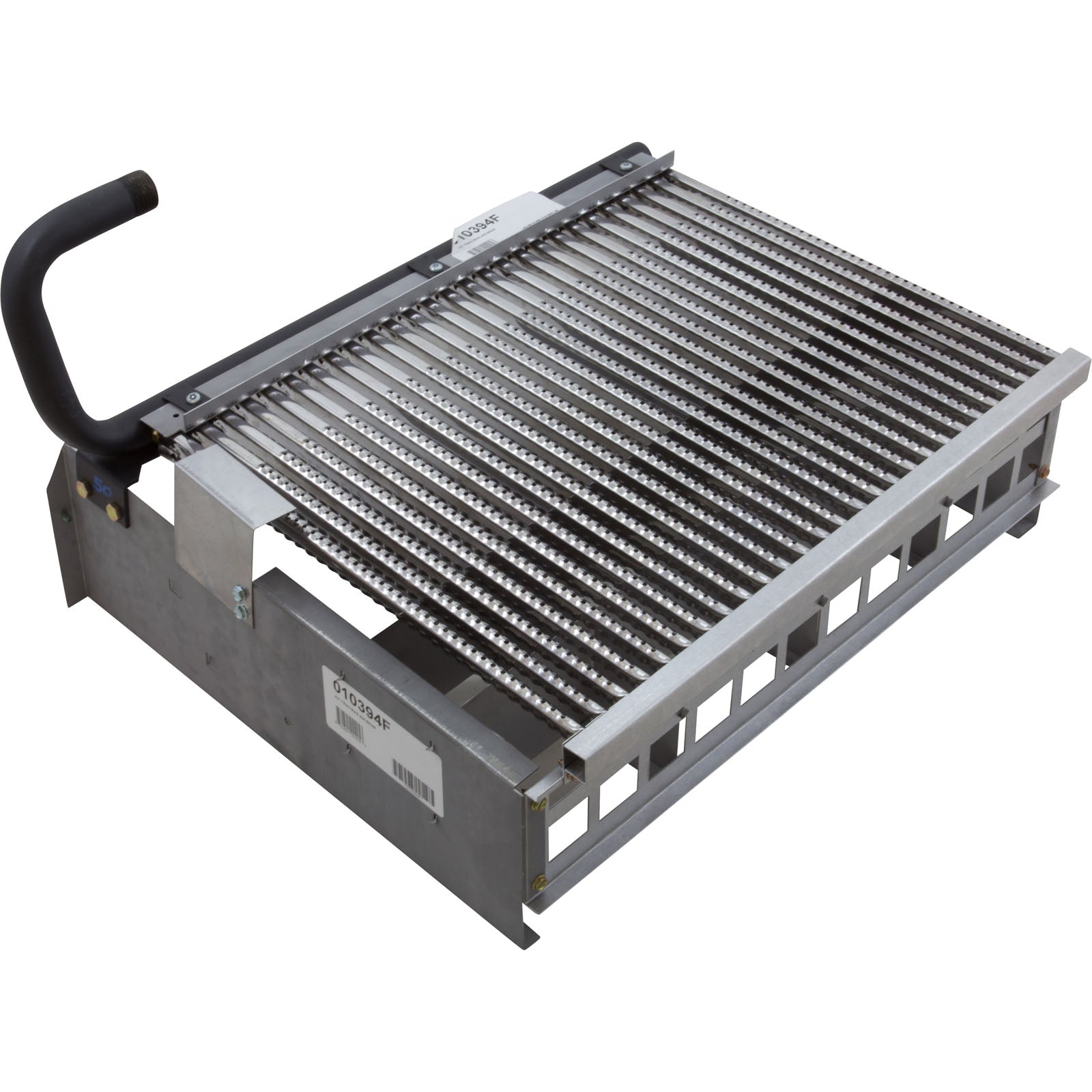 Raypak 010394F burner tray with burners for the 406A pool heater