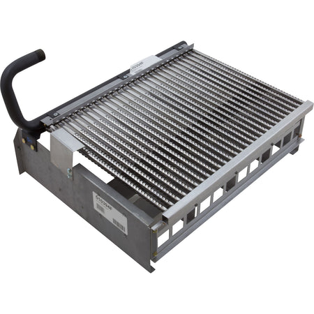 Raypak 010394F burner tray with burners for the 406A pool heater