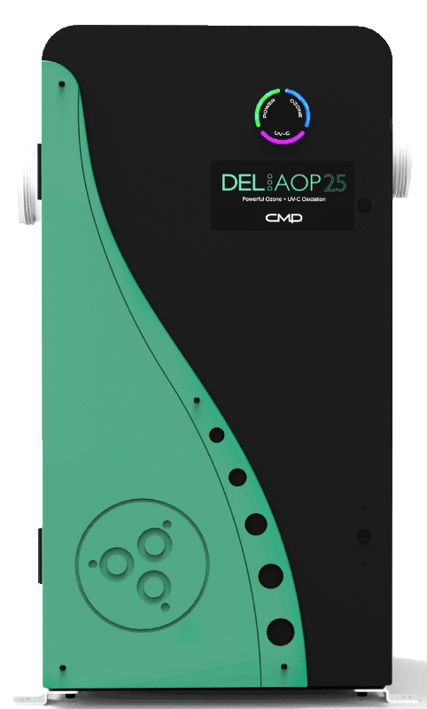 CMP DEL AOP 25 Next Gen ozone and UV-C pool sanitizer, part 53000-025-000, front view