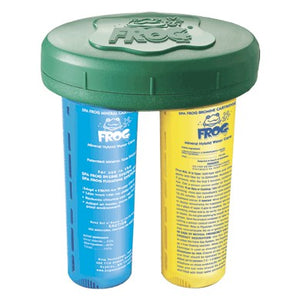 King Technology Spa Frog Floating System with mineral and bromine cartridge holder