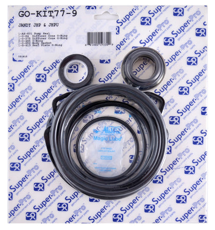 Super-Pro GO-KIT77-9 seal kit for Jandy JHP series pool pumps