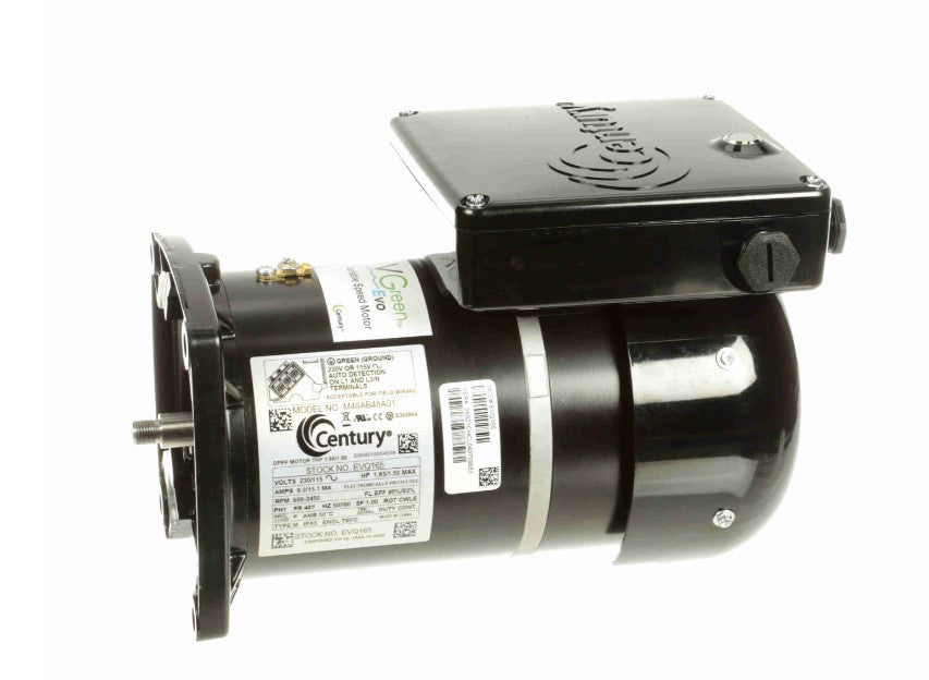 Century EVQ130 VGreen Evo 1.30 THP variable speed square flange pool pump motor