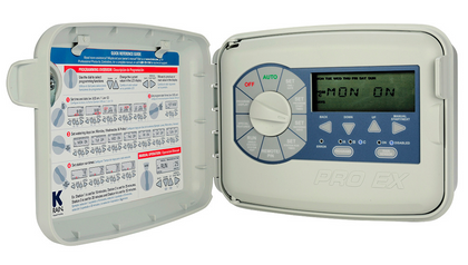 K-Rain 3202-P PRO EX 2.0 modular outdoor 4 station irrigation controller with 110V pigtail