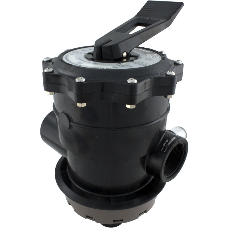 Hayward SP071621 2 in. Vari-Flo top mount multiport valve, front view