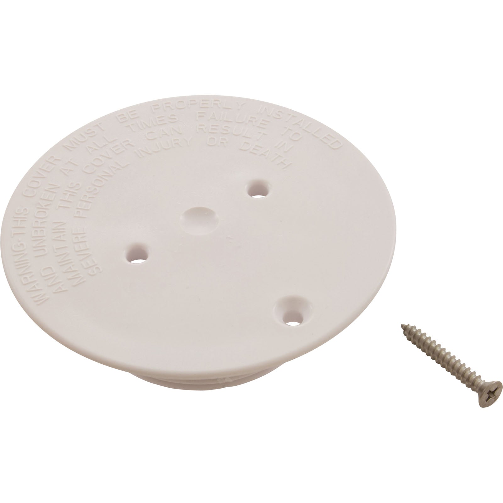 AquaStar DIV0101 2 in. x 1.5 in. white return diverter plate