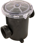 Waterway 310-6600 6 in. pump trap assembly with 2 in. x 2 in. ports, front view