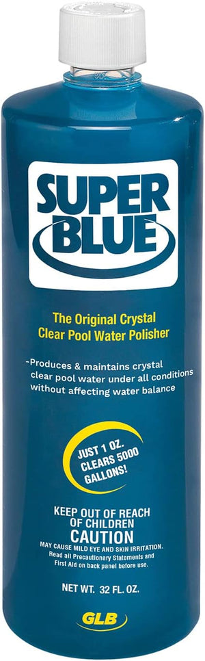 GLB Robarb 71205 Super Blue swimming pool clarifier bottle