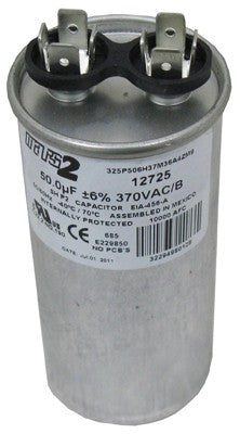 U.S. Seal RD-50-370 run capacitor, 50 MFD 370 volts