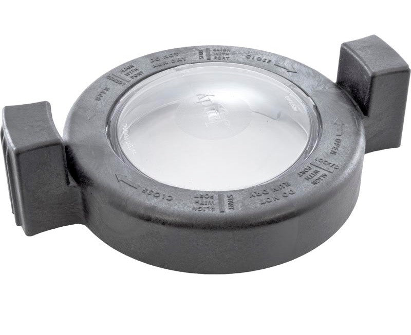 Jandy R0448800 clear pump lid and black lock ring assembly with seal, PHPF/PHPM