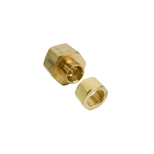 Power Vac 108-D brass compression fitting with orange grommet