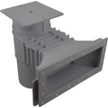 Hayward SP10852OMDGR Auto-Skim wide track outside mount skimmer in dark grey, front view
