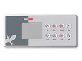 Gecko 0200-007119 TSC-4-GE1 topside keypad with overlay