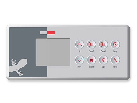 Gecko 0200-007119 TSC-4-GE1 topside keypad with overlay