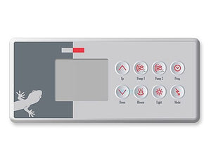Gecko 0200-007119 TSC-4-GE1 topside keypad with overlay