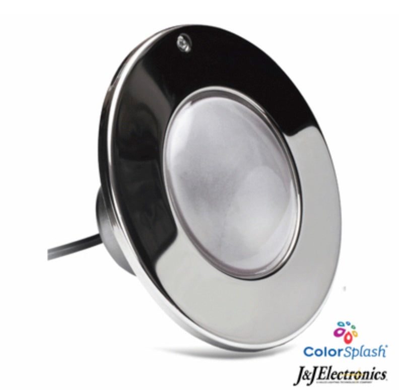 J&J Electronics 23048 ColorSplash XG-W RGB and white LED pool light fixture