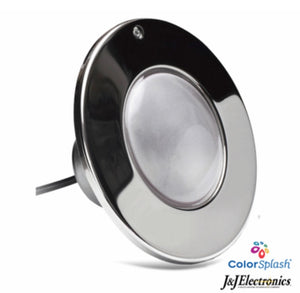 J&J Electronics 23048 ColorSplash XG-W RGB and white LED pool light fixture