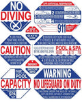 Traffic Graphix TGPS1001 8-Way California Safety Sign