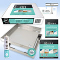 Hide HSL12-1.2 12 in. square pool deck skimmer lid kit for 1 to 1-1/4 in. inlay