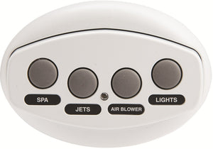 Pentair 521886 iS4 spa-side remote in gray with 100 foot cord
